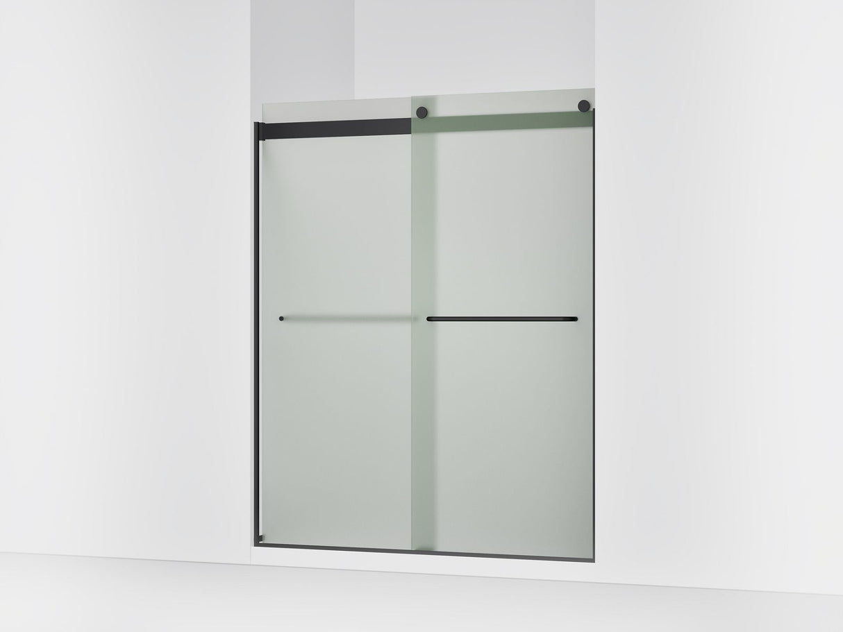 Levity® 56-5/8"-59-5/8" W x 74" H bypass shower door with 1/4"-thick Frosted glass