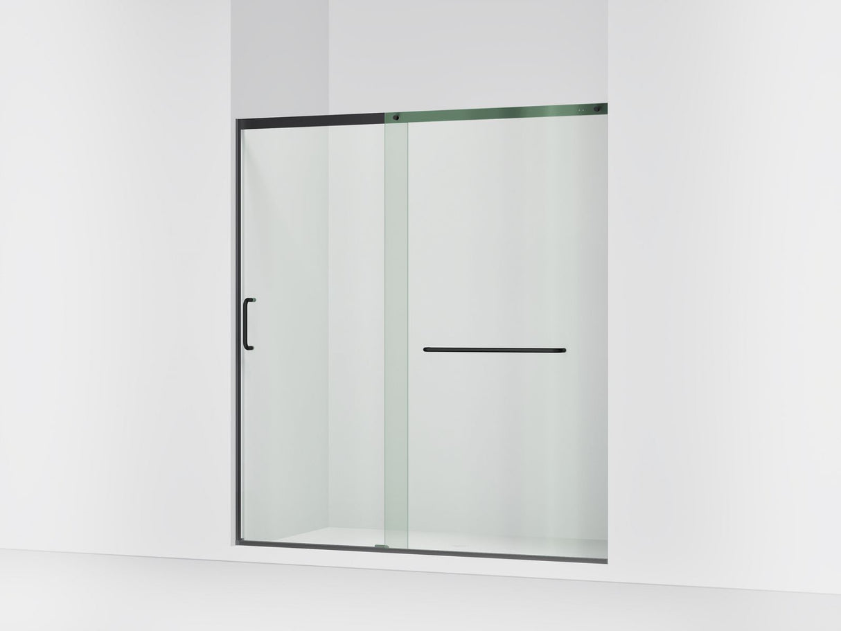 Elate® 68-1/4"-71-5/8" W x 75-1/2" H sliding shower door with 5/16"-thick Crystal Clear glass