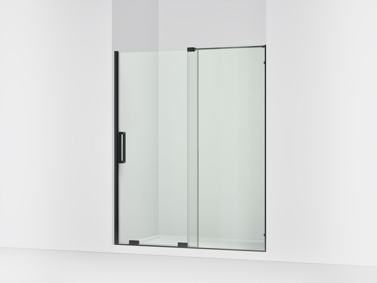 Echelon® 55-3/4"-59-3/4" W x 71-3/4" H sliding shower door with 5/16"-thick Crystal Clear glass