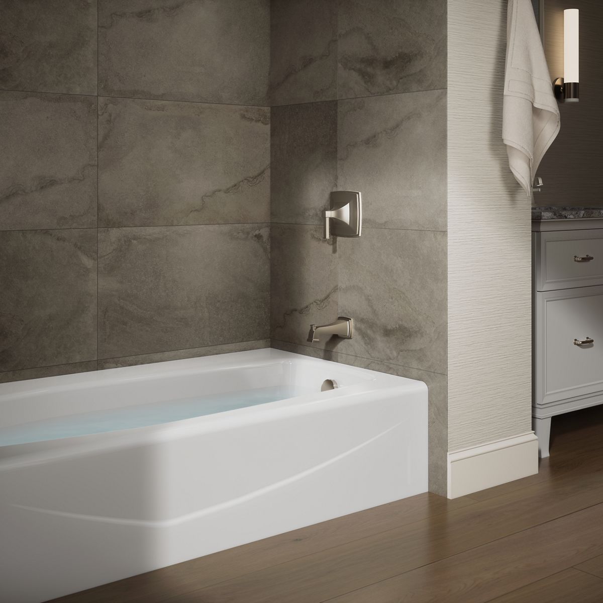 Villager® 60" x 34-1/4" alcove bath, right drain