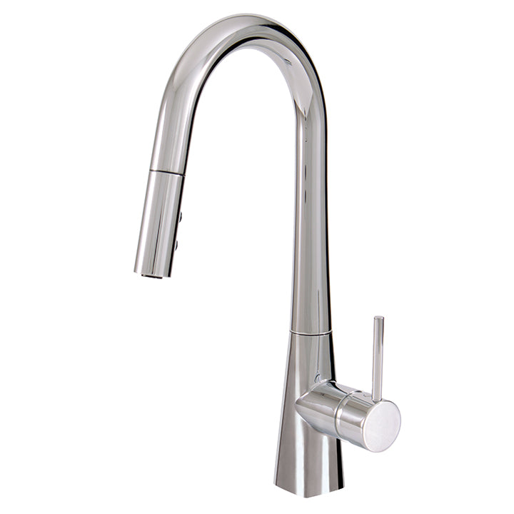 Aquabrass Pull-Down Dual Stream Kitchen Faucet, 150° Swivel - image 1
