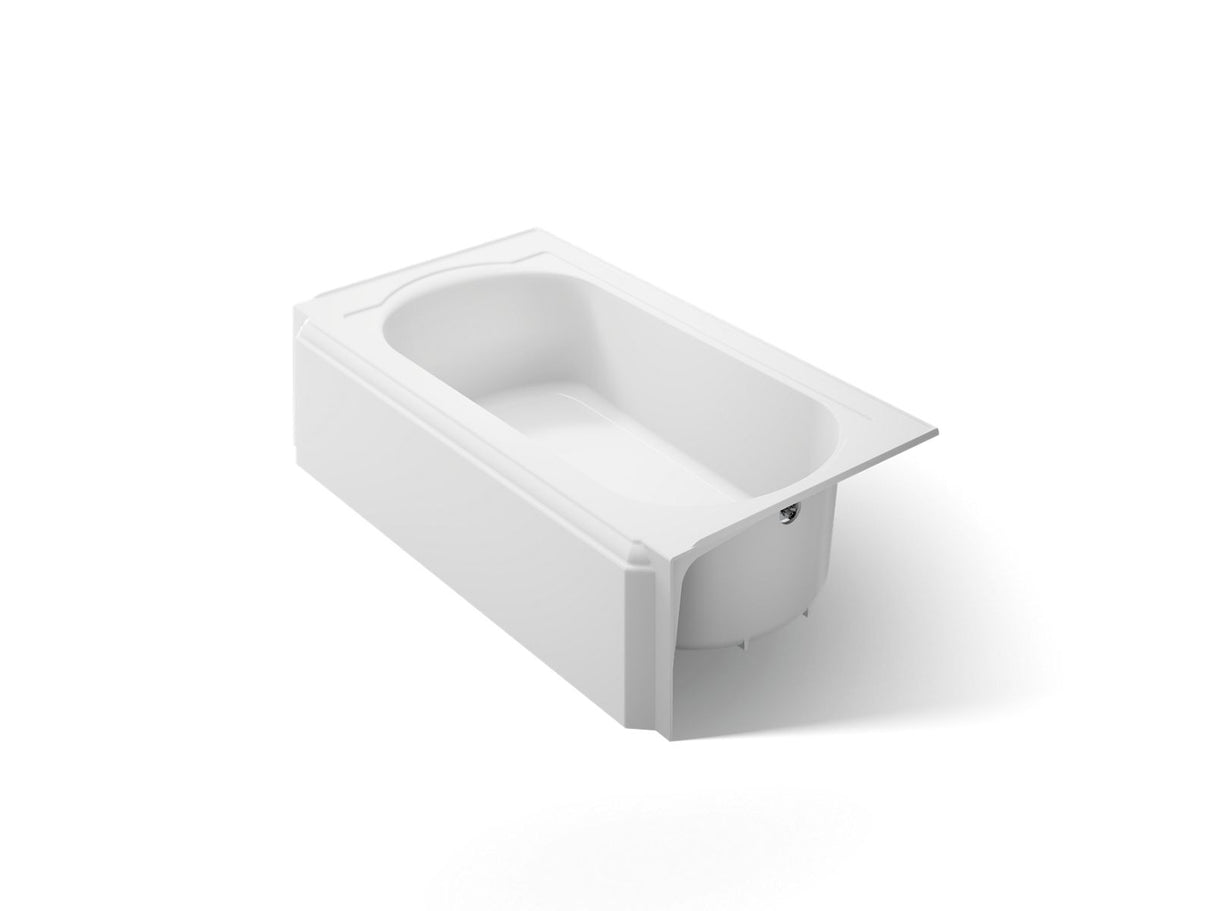 Memoirs® 60" x 33-3/4" alcove bath, right drain