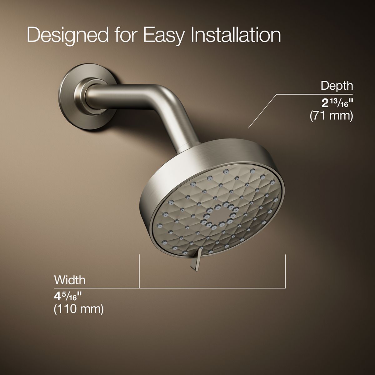 Awaken® G110 Three-function showerhead, 1.5 gpm