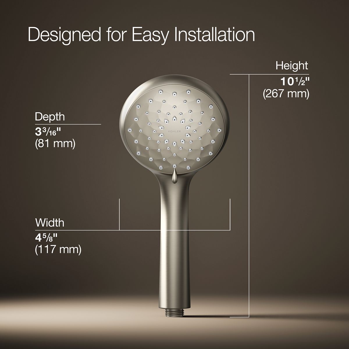 Awaken® B110 Four-function handshower, 1.75 gpm