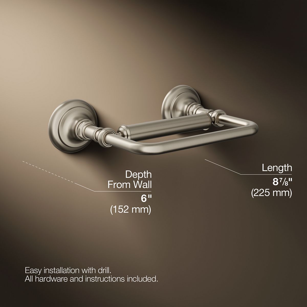Artifacts® Pivoting toilet paper holder