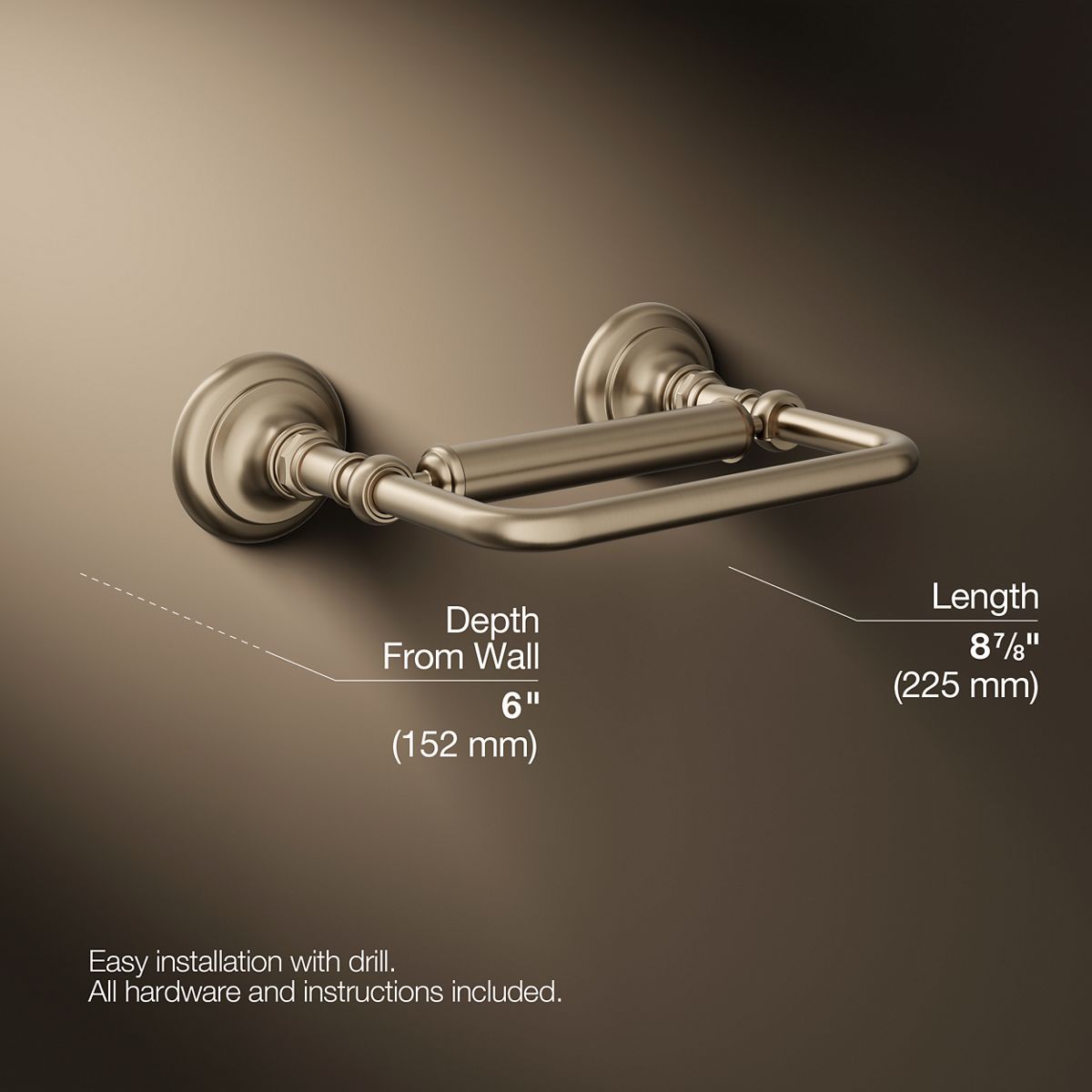 Artifacts® Pivoting toilet paper holder