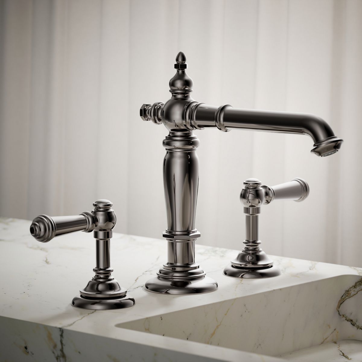 Artifacts® Bathroom sink faucet spout with Column design, 1.2 gpm