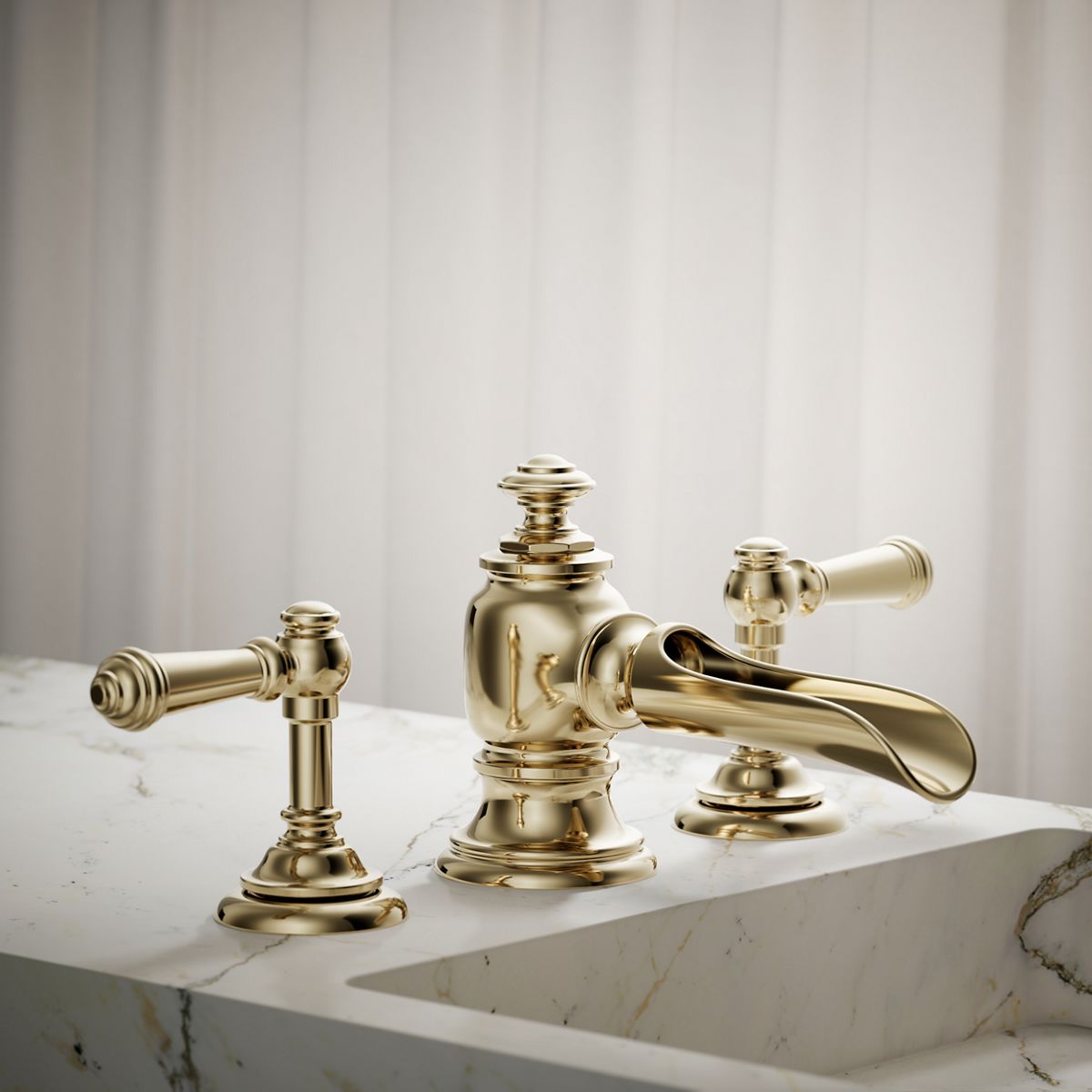 Artifacts® with Flume design Bathroom sink faucet spout with Flume design, 1.2 gpm