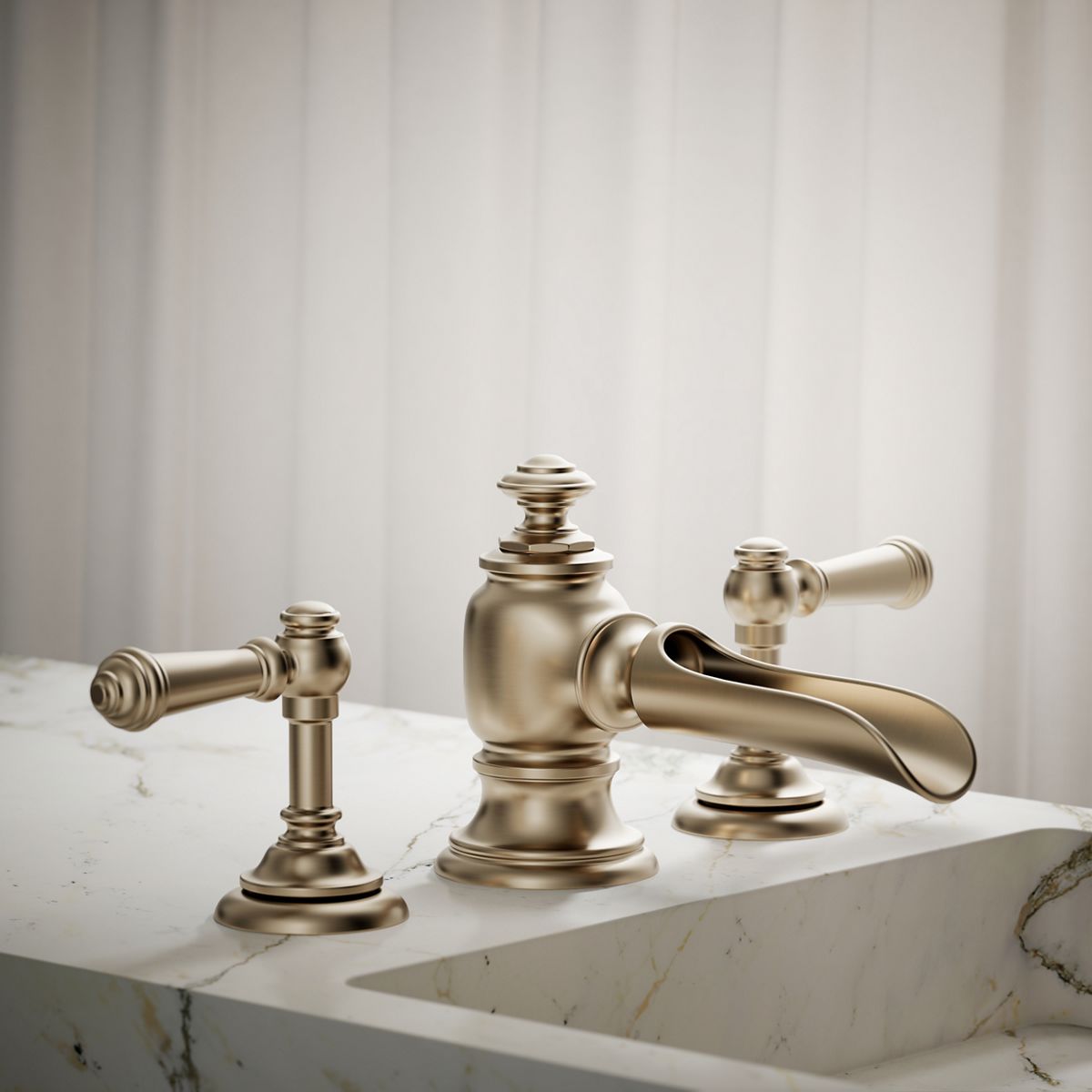 Artifacts® with Flume design Bathroom sink faucet spout with Flume design, 1.2 gpm