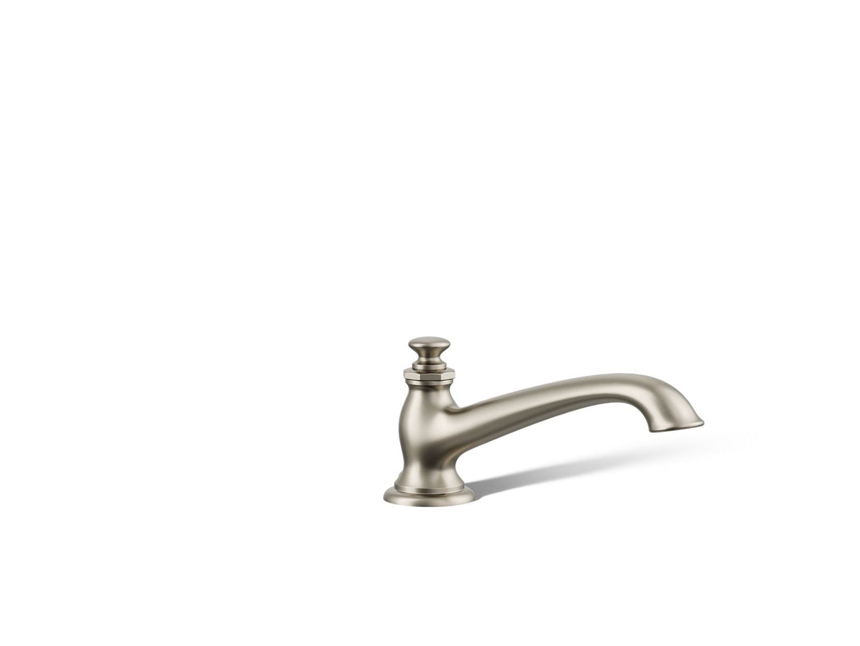 Artifacts® Deck-mount bath spout with flare design