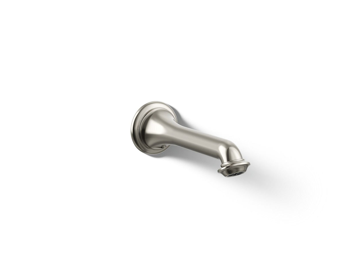 Artifacts® Wall-mount bath spout with turned design