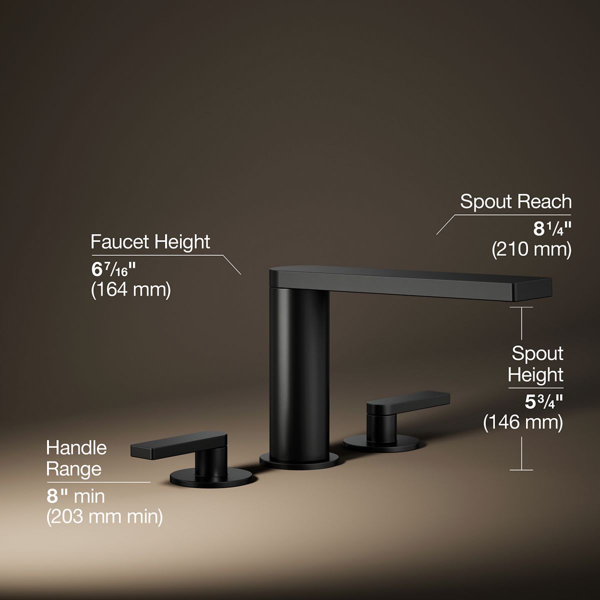 Composed® Deck-mount bath faucet with lever handles