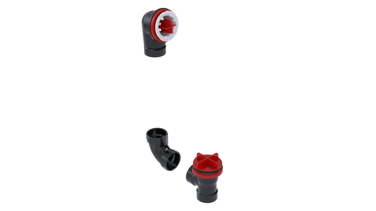 ABS Direct Waste & Overflow Testable Rough-In Kit (73DTDRI-K)