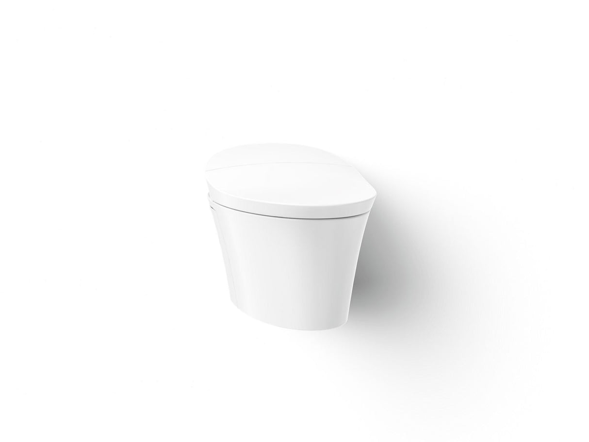 Veil® Wall-hung compact elongated smart toilet bowl, dual-flush