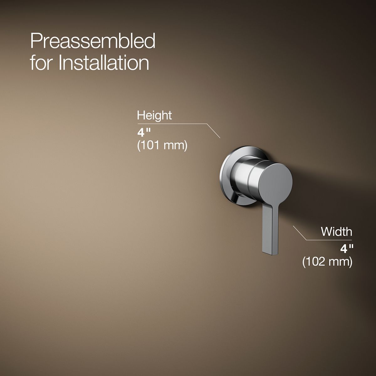 Components® Wall-mount bathroom sink faucet handle