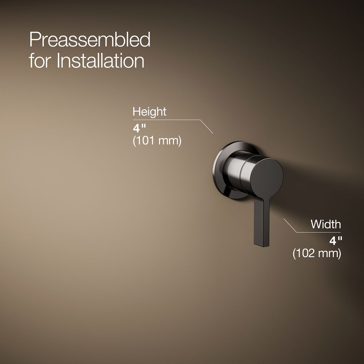 Components® Wall-mount bathroom sink faucet handle