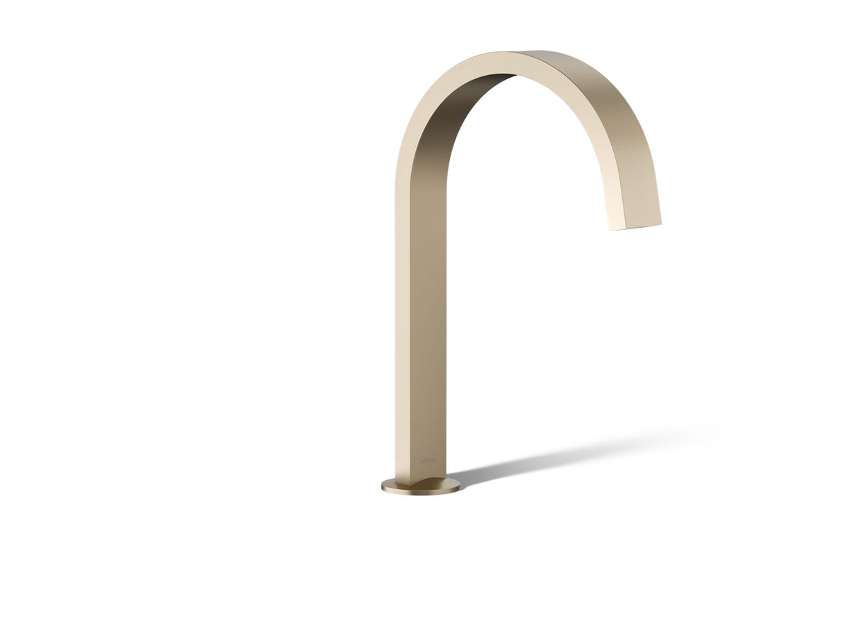Components® Deck-mount bath spout with Ribbon design