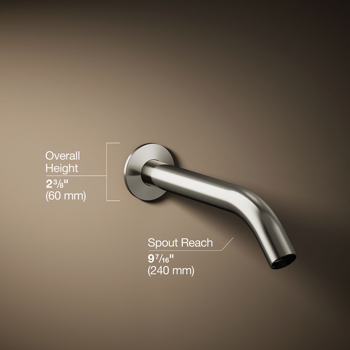 Components® Wall-mount bath spout