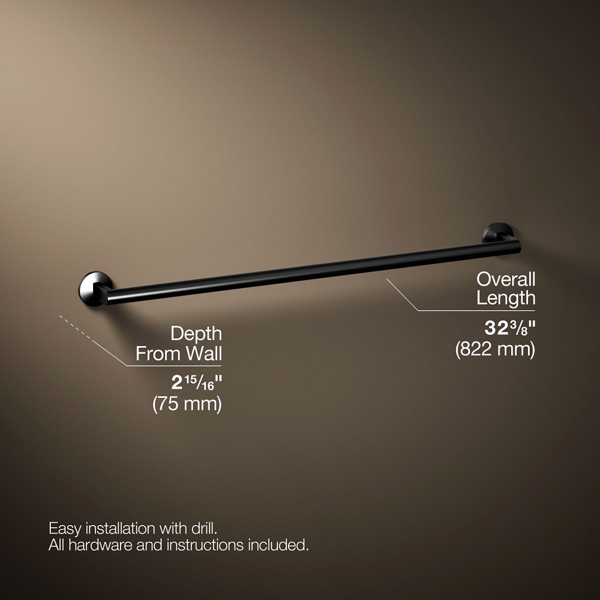 Components® 30" towel bar