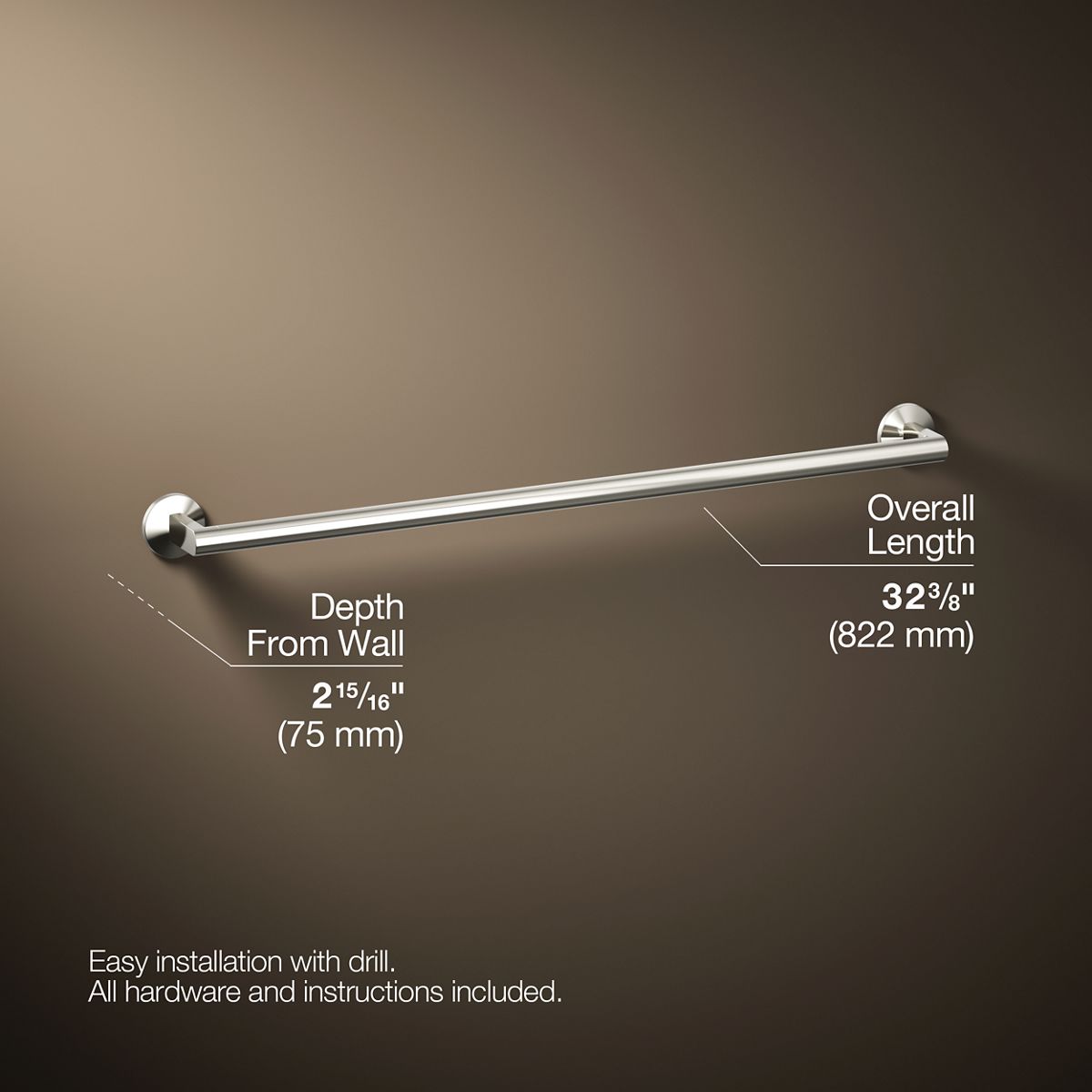 Components® 30" towel bar