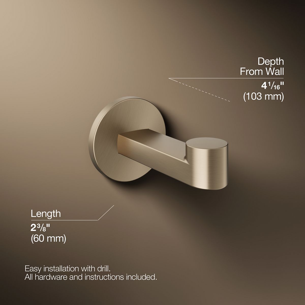 Components® Robe hook