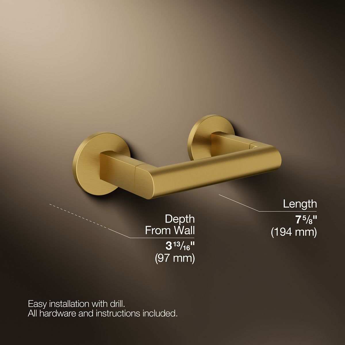 Components® Pivoting toilet paper holder