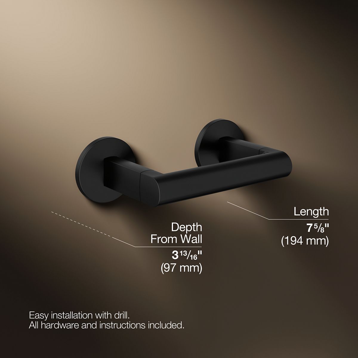Components® Pivoting toilet paper holder