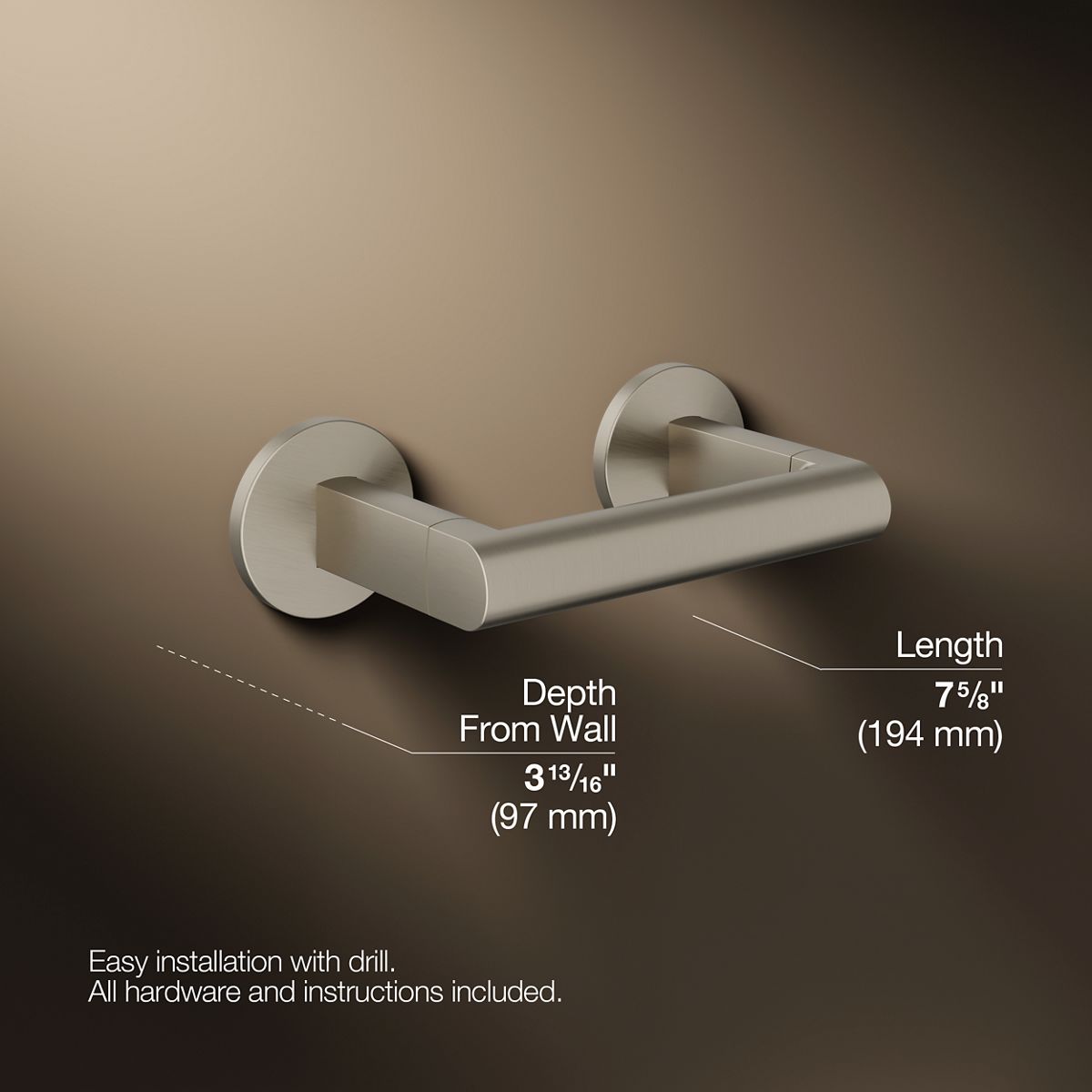 Components® Pivoting toilet paper holder