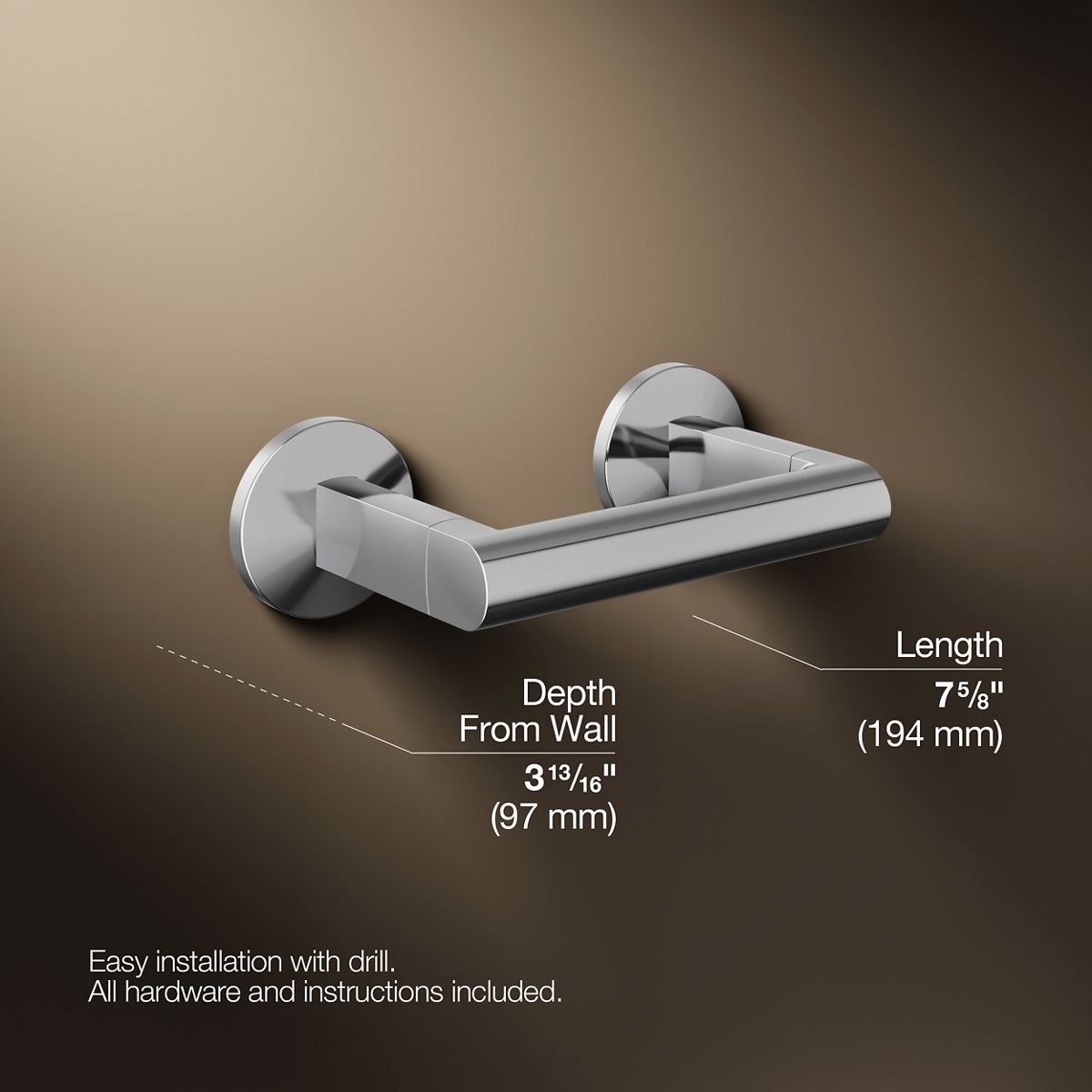 Components® Pivoting toilet paper holder