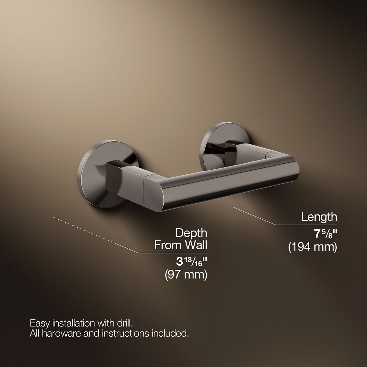 Components® Pivoting toilet paper holder