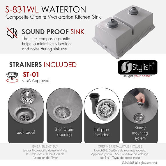 30'' WATERTON S-831WH