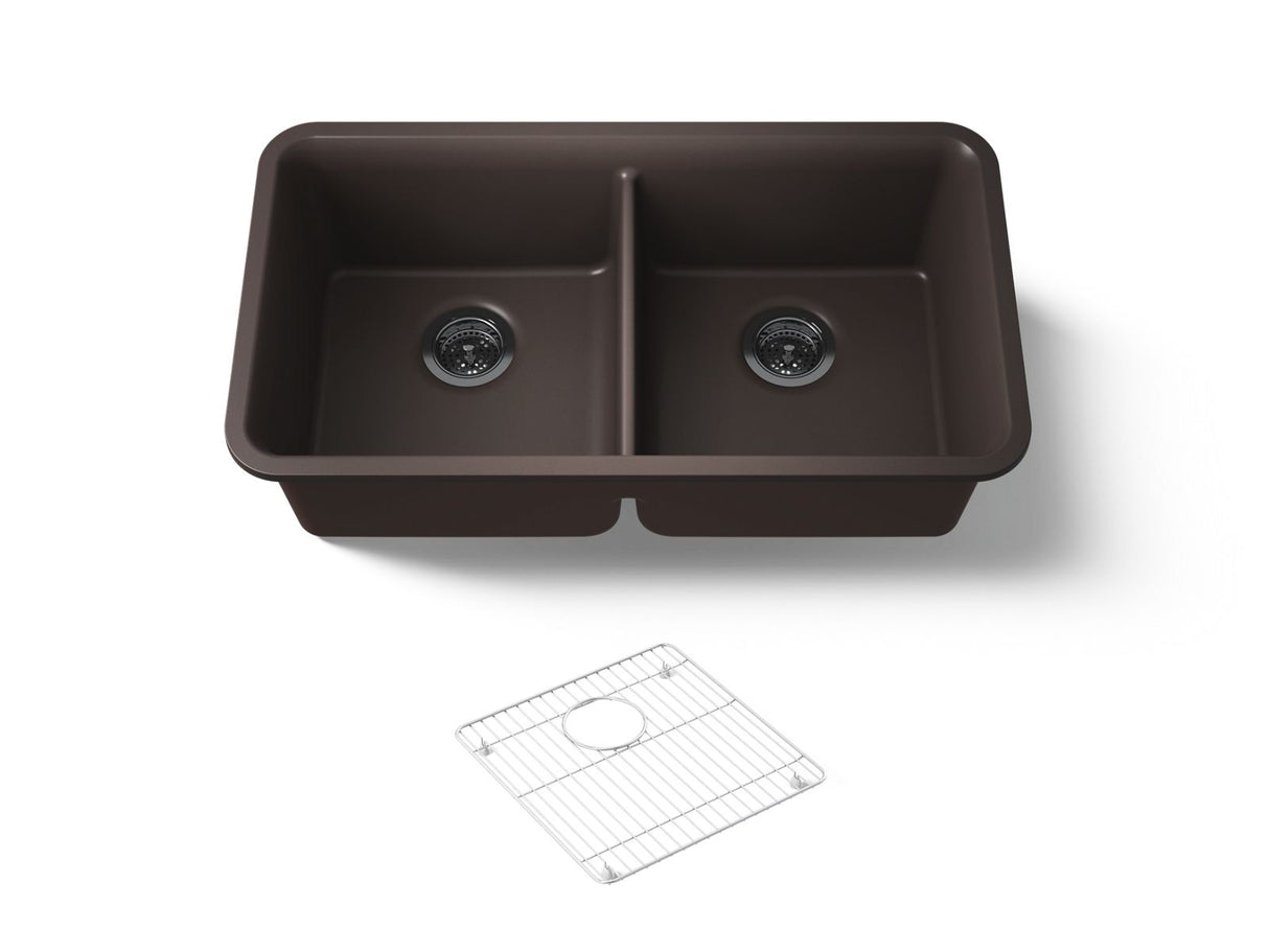 Cairn® 33-1/2" undermount double-bowl kitchen sink