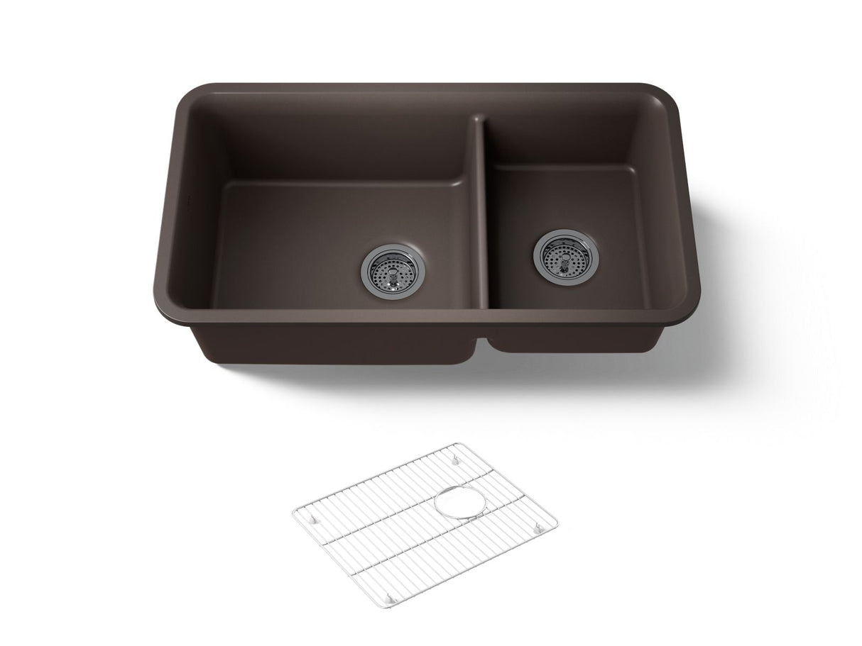 Cairn® 33-1/2" undermount double-bowl kitchen sink