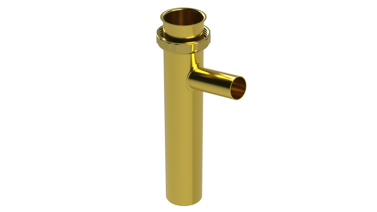 8" 1-1/2" Direct Connect Dishwasher Tailpiece for 3/4" Clamp - 22GA (855-8)