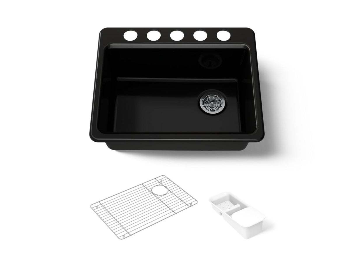 Riverby® 27" undermount single-bowl workstation kitchen sink