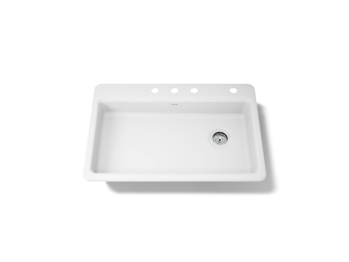 Riverby® 33" top-mount single-bowl kitchen sink