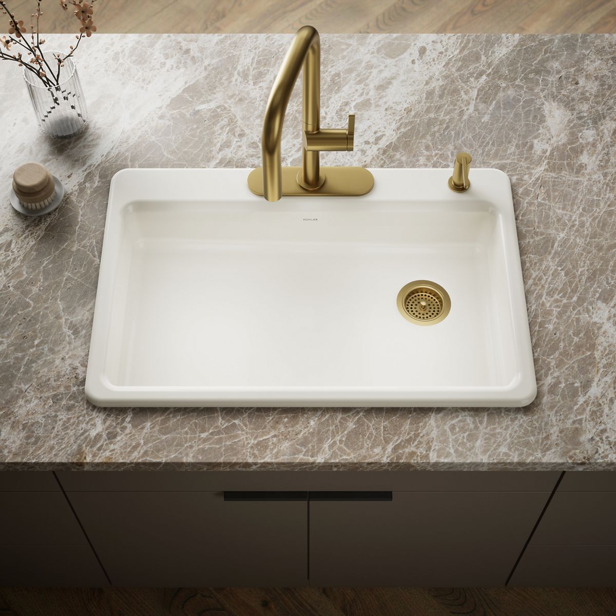 Riverby® 33" top-mount single-bowl kitchen sink