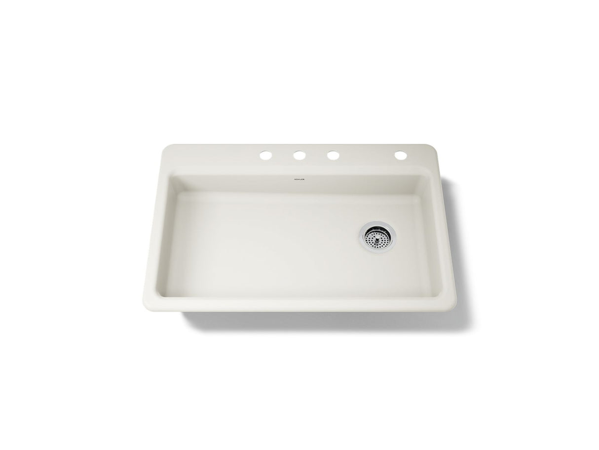 Riverby® 33" top-mount single-bowl kitchen sink
