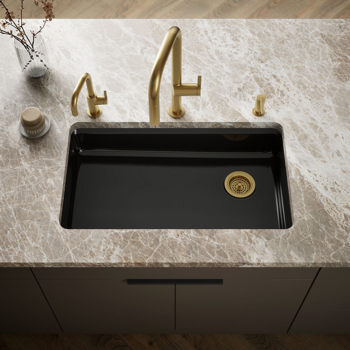 Riverby® 33" undermount single-bowl kitchen sink