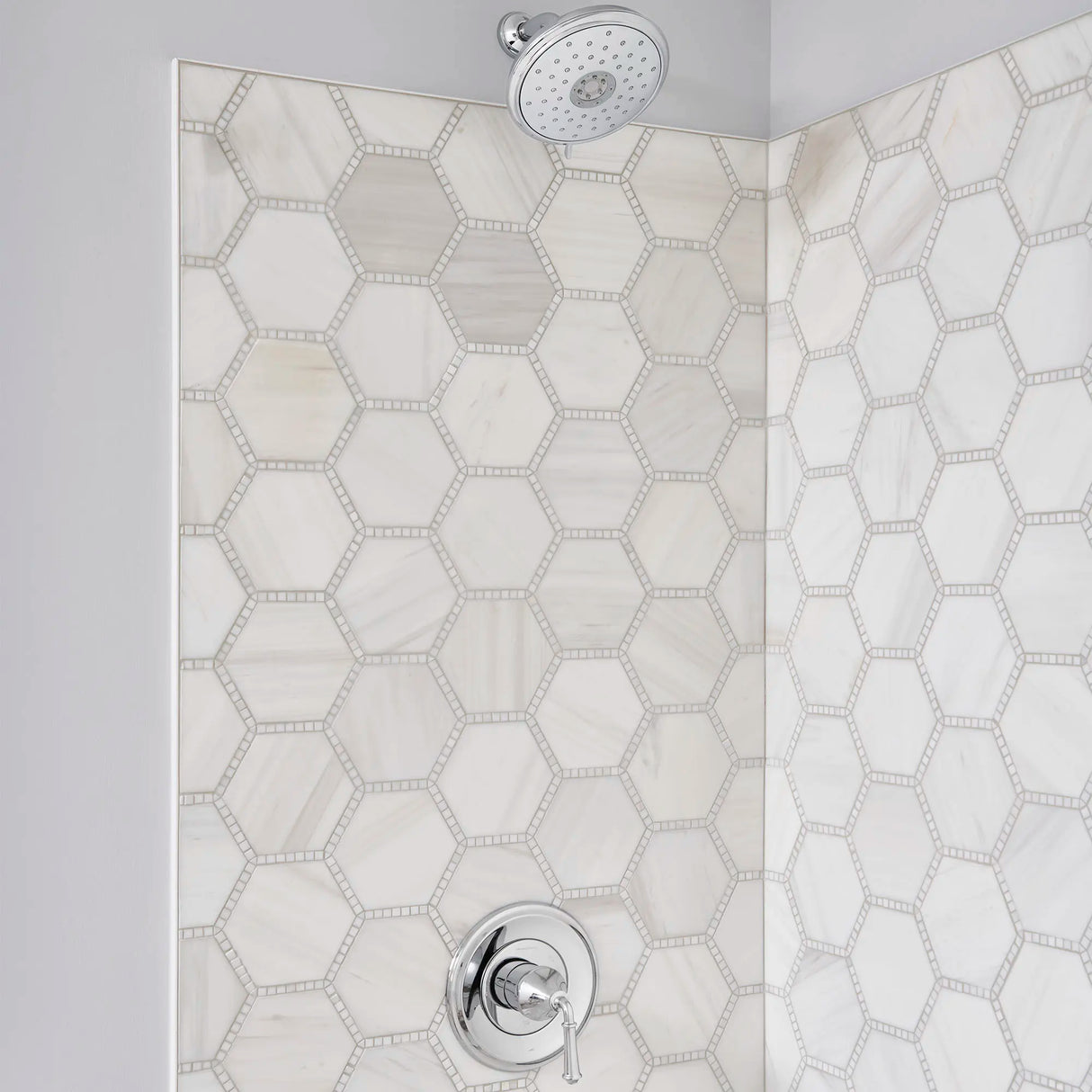 Delancey® 1.8 gpm/6.8 L/min Shower Trim Kit With Water-Saving 4-Function Showerhead and Lever Handle