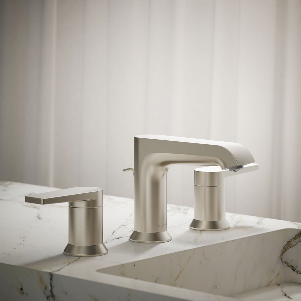 Hint® Widespread bathroom sink faucet, 1.2 gpm