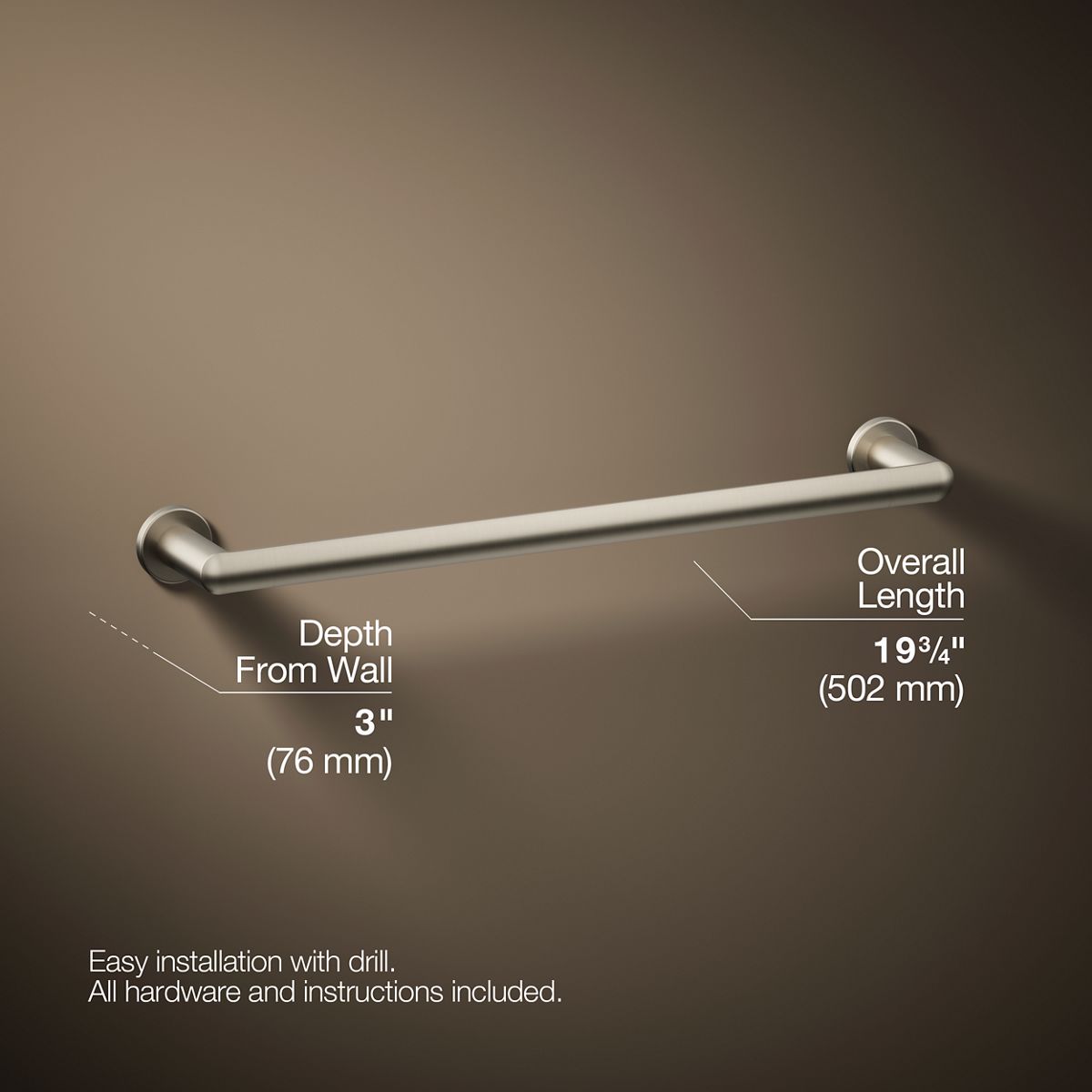 Kumin™ 18" towel bar