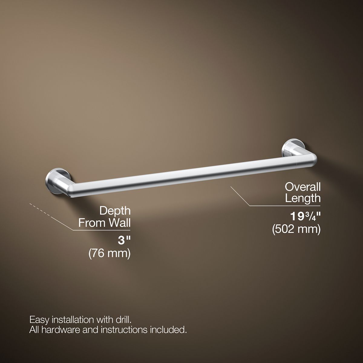 Kumin™ 18" towel bar
