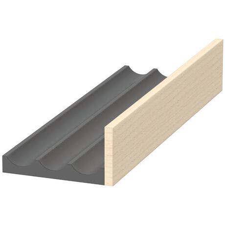 Duravit Solid Wood Vanity Drawer Organizer, Walnut/Maple - image 2