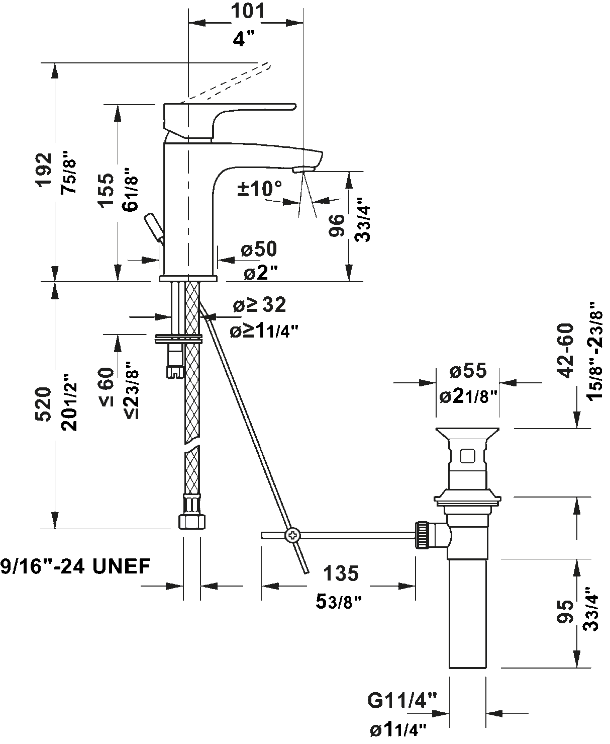 B.1 Bathroom Sink Faucet S