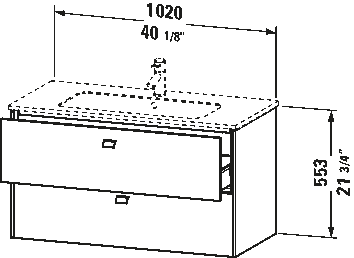 Brioso Vanity Cabinet