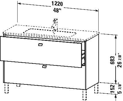 Brioso Vanity Cabinet