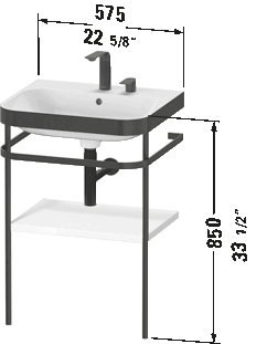 Happy D.2 Plus c-bonded Console Sink