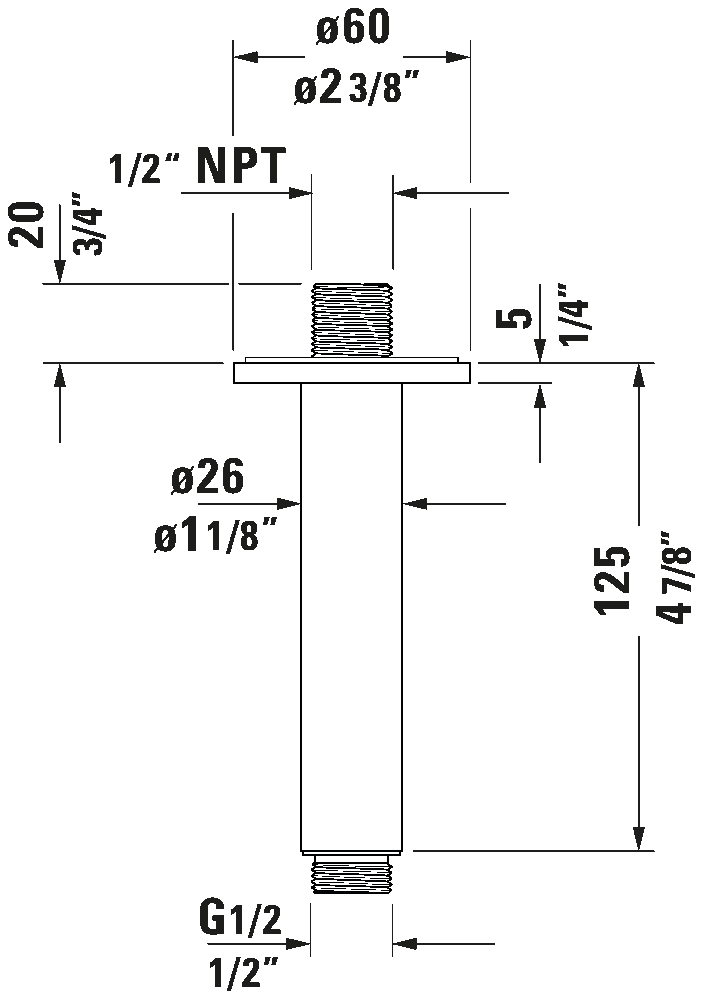 Shower arm - image 5