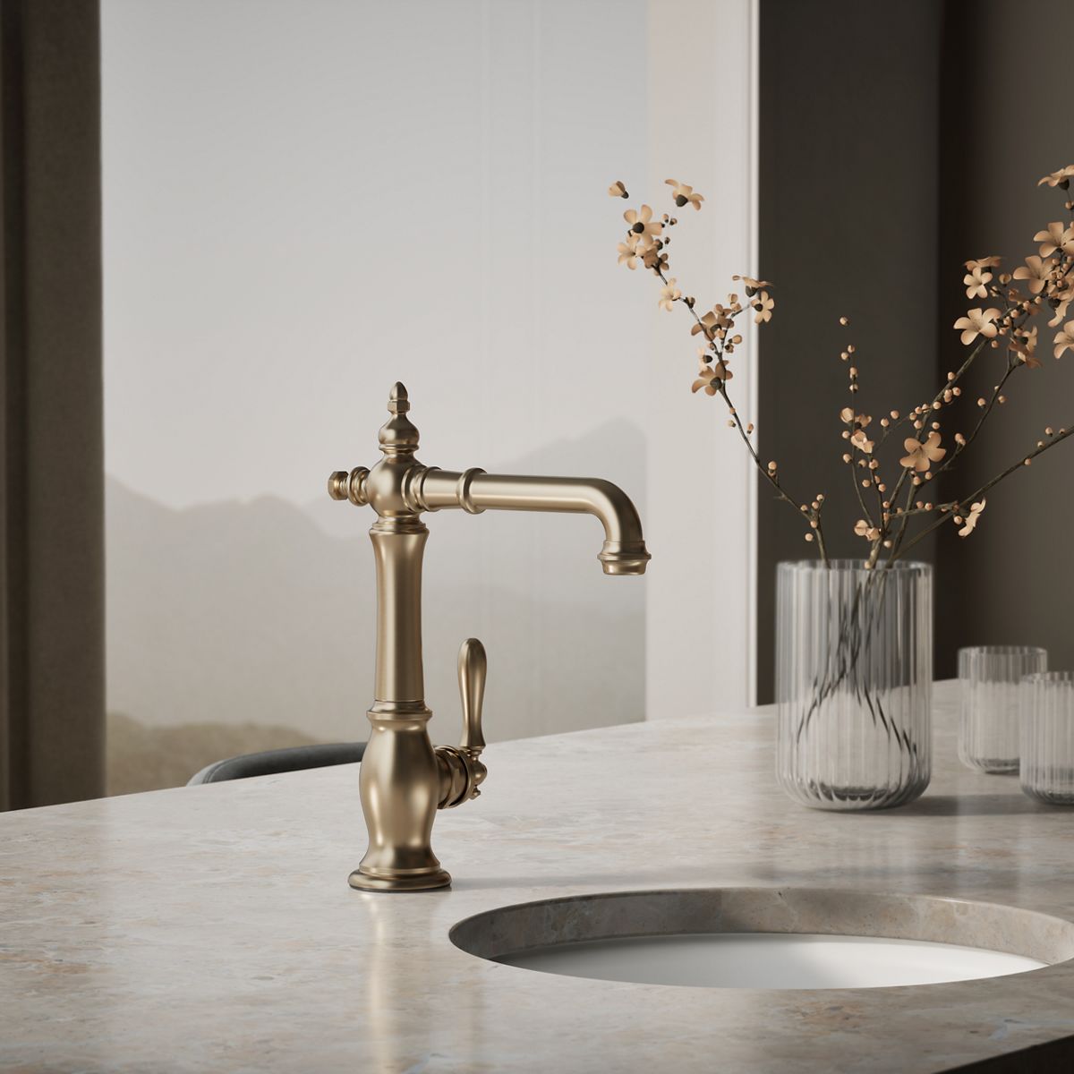 Artifacts® Single-handle bar sink faucet